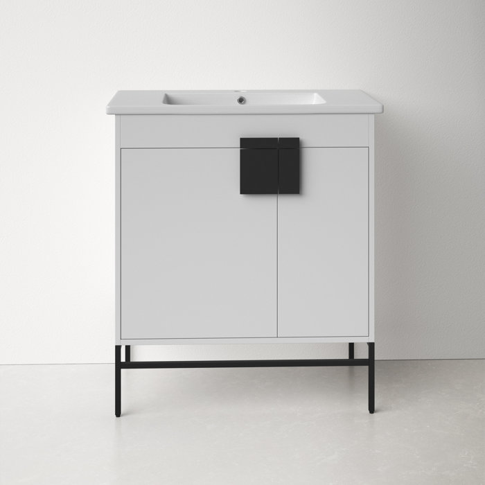 AllModern Lee 30'' Single Bathroom Vanity Set & Reviews Wayfair